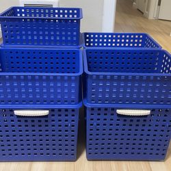 Assorted Stackable Storage Bins/Baskets By InterDesign 