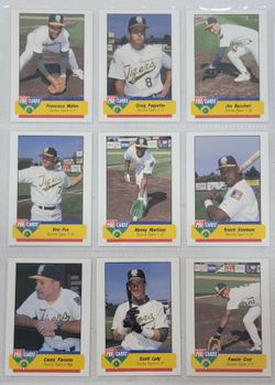 Triple A Tacoma Tigers trading cards