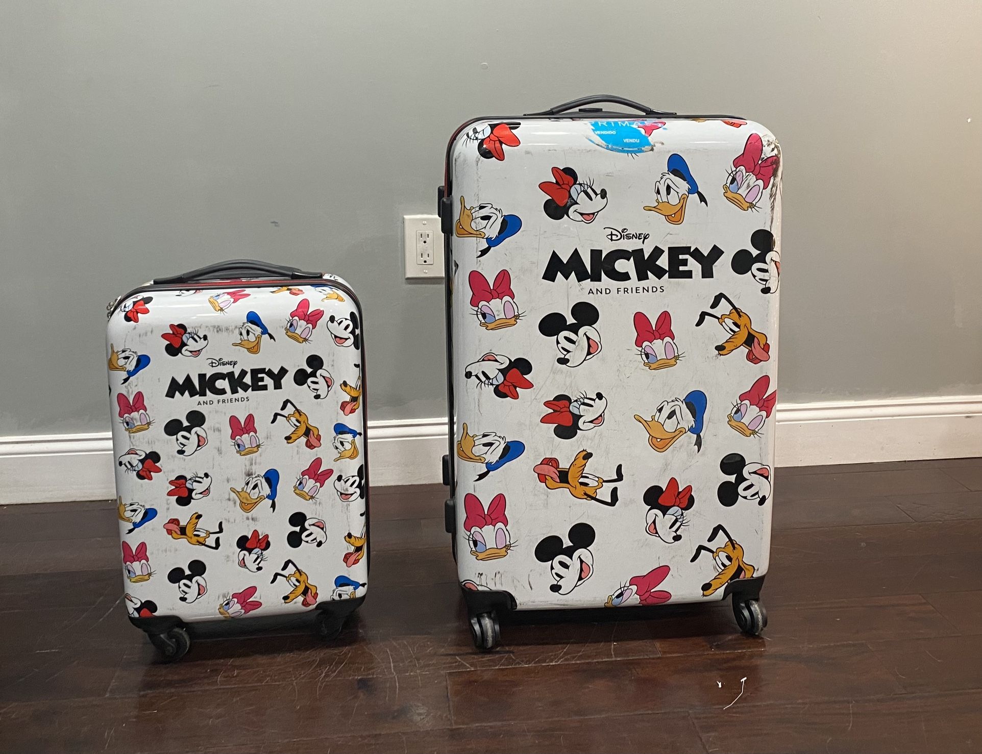 Mini mouse luggage set