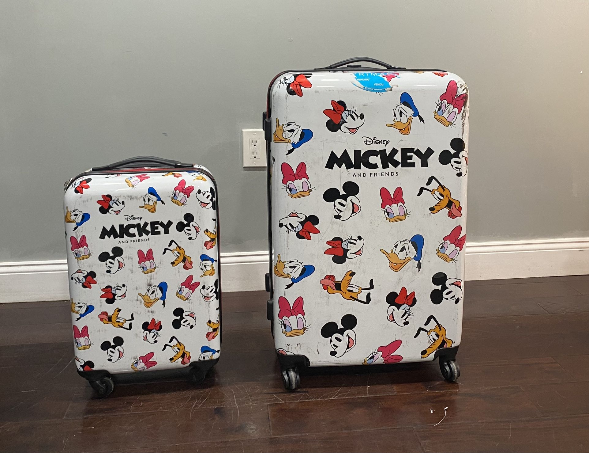 Mini mouse luggage set 