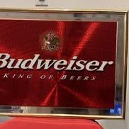 Budweiser “King of Beers” Large Framed photo – 24x18 – Vintage Bar Decor 🍺