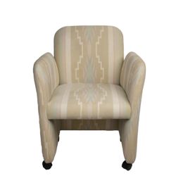 Vintage 1980s Postmodern Chiclet Chair