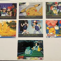 Set of 7 Topps Pokemon Cards