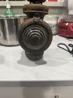 Vintage Industrial Lantern – Concentric Lens Design