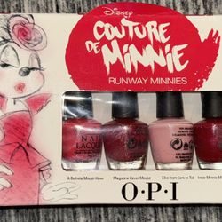 OPI Disney Couture de Minnie Runway Minnies nail lacquer set