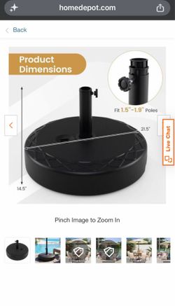 Patio umbrella stand