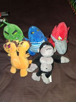 Japanese monster plush set