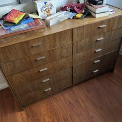 Mid Century Modern Wooden Dresser