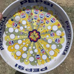 VINTAGE PEPSI COLA RARE MEXICAN SODA POP TRAY.