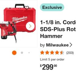 Milwaukee SDS hammer Drill