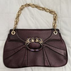 Gucci by Tom Ford Limited Edition Purple Leather Dragon Shoulder