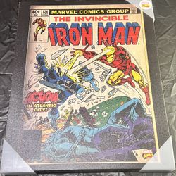 Marvel Iron Man Comic Cover Wall Art