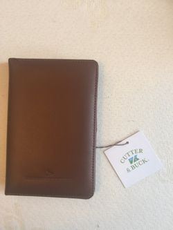 Cutter & Buck notepad/ credit card wallet