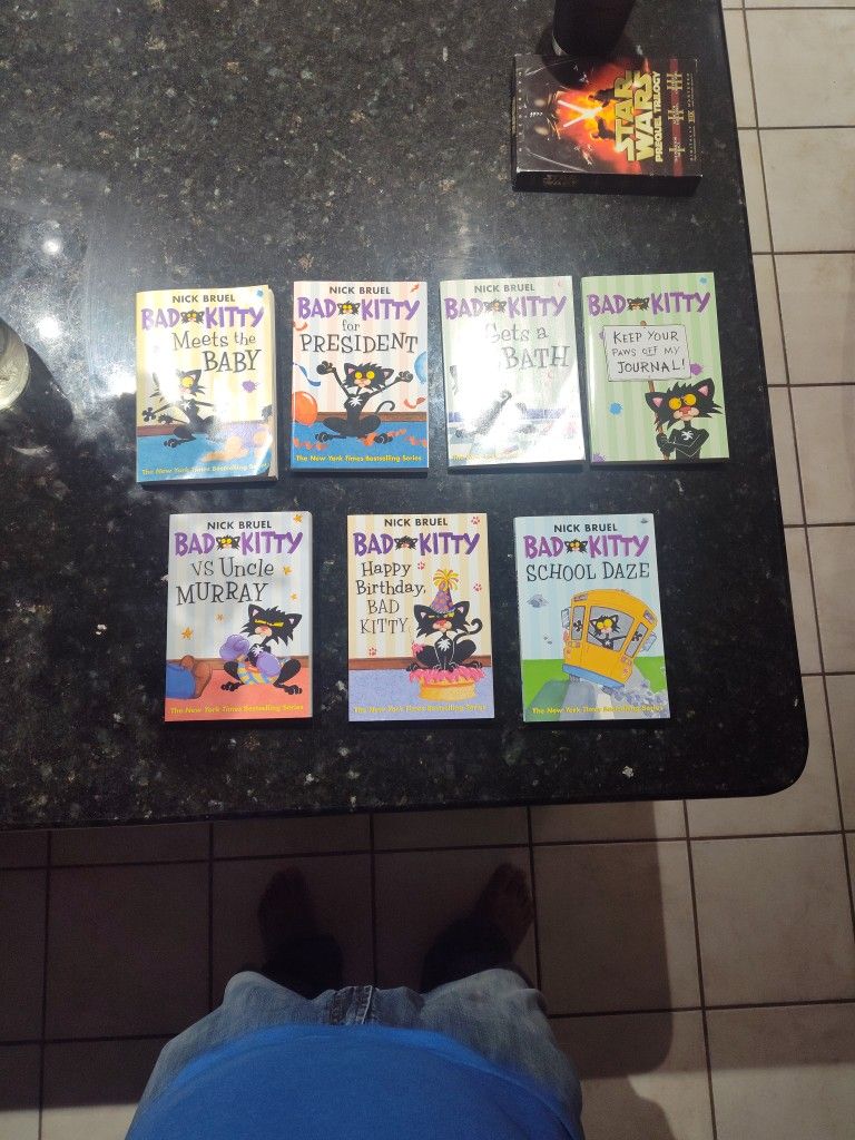 Set Of 7 Bad Kitty Paperback Books