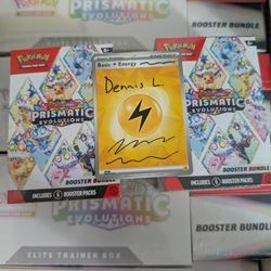 Pokemon Prismatic Evolutions Booster Bundle
