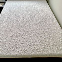 Queen Mattress: Only One Year Old. Love Seat And Free Wall Art