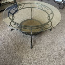 Round Glass Coffee Table