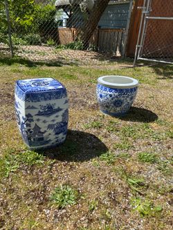 Garden Stool and Pot in West Seattle