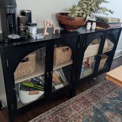 Two Bedford Two Door Accent Cabinets From Threshold