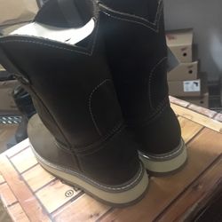 Work Boots // Bonanza // Brown Color // Size (6M)(11)Men’s