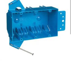 Carlon
3-Gang 44 cu. in. Electrical PVC New Work Electrical Switch and Outlet Box (B344AB)