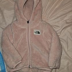 Baby Girl North Face Jacket Size 6 To 12 Mos