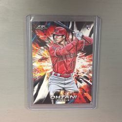 Shohei Ohtani Topps Fire RC Baseball Card