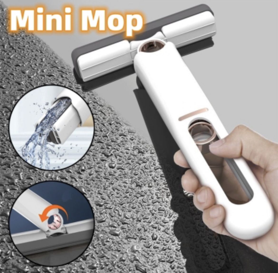 Mini Mops Floor Cleaning Sponge Squeeze Mop Household Cleaning Tools Home Car Portable Wiper Glass Screen Desk Cleaner Мор