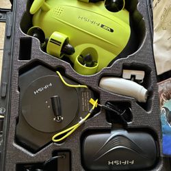 QYSEA FIFISH V6 Underwater Drone with Controller, VR headset, spool, etc.
