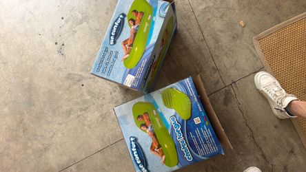 Set of 2 Sun Comfort Inflatable Pool Chaise Lounge
