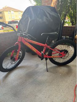 20" Ozark Trail Mountain Bike, 7 Speed, Fits Rider 3'11"-4'4", Pink, Child/Tween/Teen, Unisex