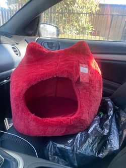 Cat cave bed