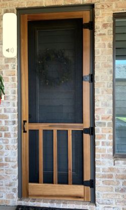 Custom Made Wooden Screen Door