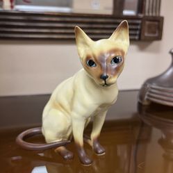 Rare Josef Original Siamese Cat Ceramic Figuring Perfect Condition