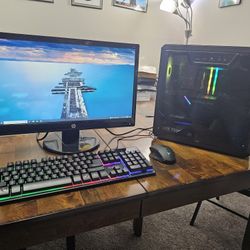 Custom i7/RTX 2080S Gaming PC w/ Monitor, Keyboard & Mouse