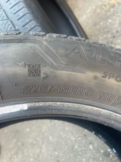 Tires 275/45/R20