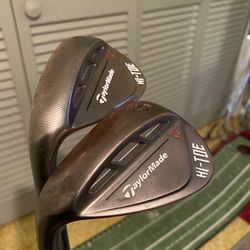 LH Taylormade HiToe Raw Wedges. 60,54°