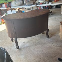 Kidney Shaped Desk Or Vanity