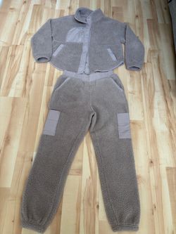 Hippie Rose Sherpa Fleece Jogger Set
