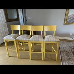 Yellow Barstools Chairs