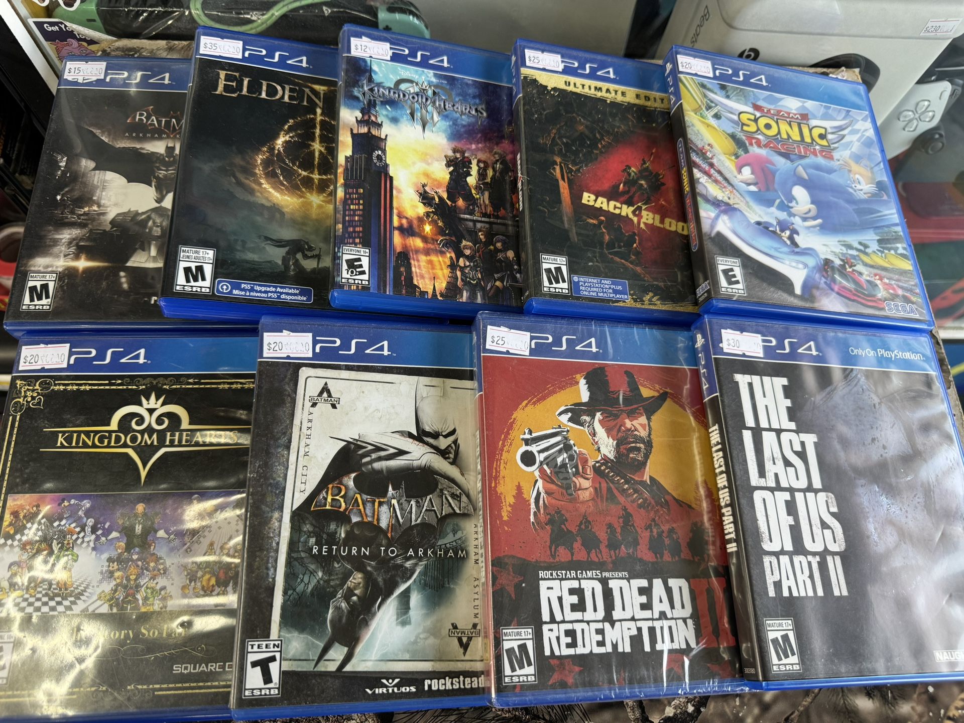 PlayStation 4 Games *PRICES IN PHOTOS*