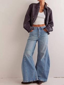 NWT We The Free Eden High Slouchy Flare Jeans by Free People $148 MSRP