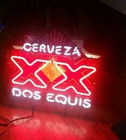 Dos XX bar neon sign