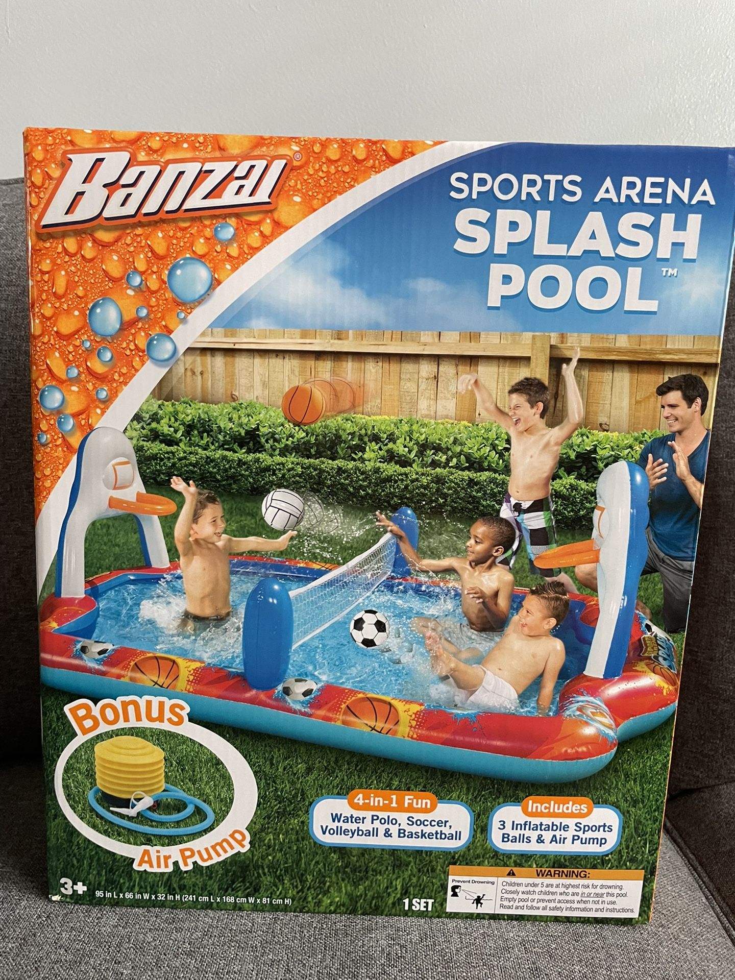 Banzai Sports Arena Splash Pool