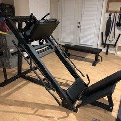 Leg Press Hack Squat Machine