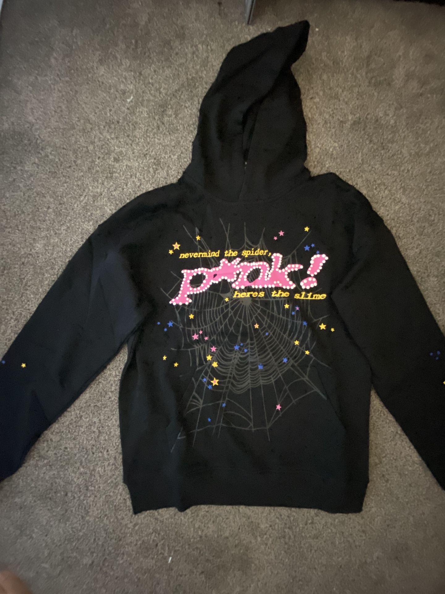 black spider hoodie