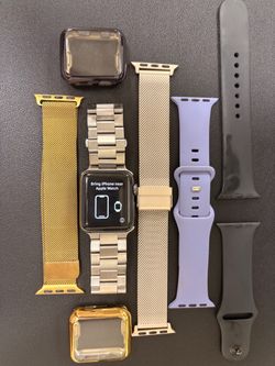 Apple Watch with Bands and Cases Bundle
