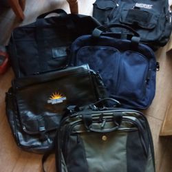5 Asst. Backpacks Tote Bags Briefcase Style Bags Take All