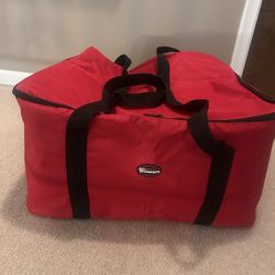 Winware Large Insulated Food Delivery Bag – 22” x 22” x 12” (Like New)