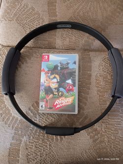 Nintendo switch ring fit adventure game video game